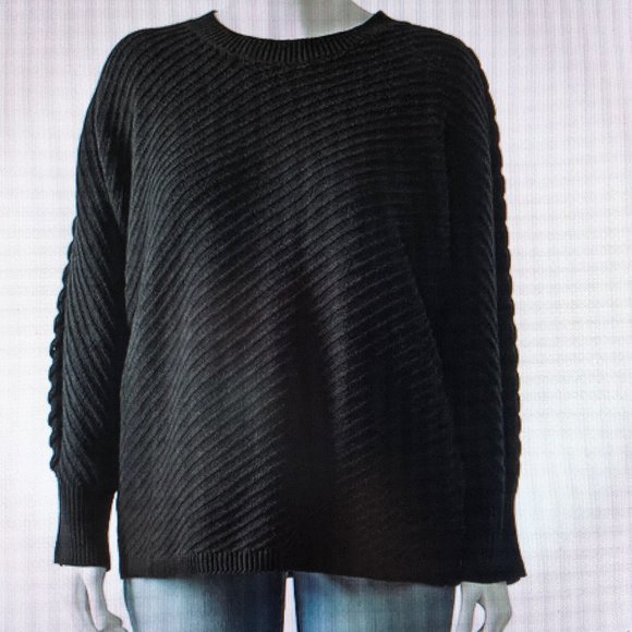 Simply Vera Vera Wang | Sweaters | Simply Vera Wang Plus Dolman Sleeve  Sweater Black Xx Nwt | Poshmark